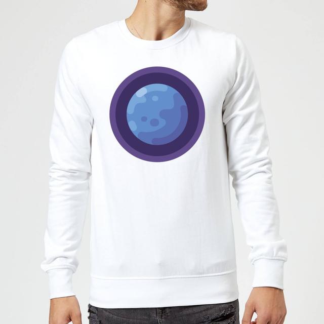 Neptune Sweatshirt - White - M - Weiß on Productcaster.