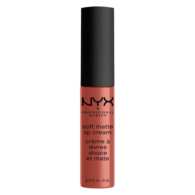 NYX Professional Makeup Soft Matte Lip Cream 8ml (Various Shades) - San Francisco - Peachy Brown Nude on Productcaster.