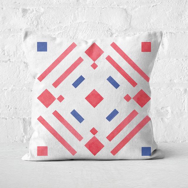 Aztec Pattern Square Cushion - 40x40cm - Soft Touch on Productcaster.