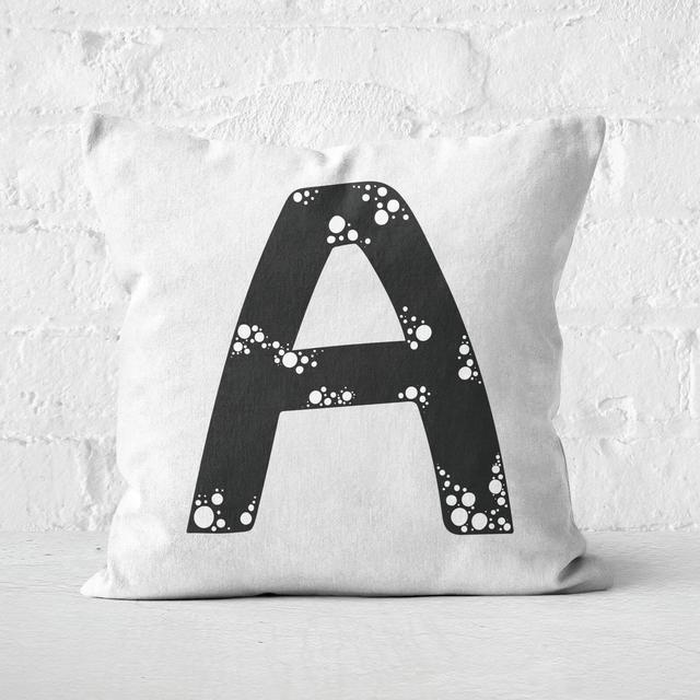 Handwritten Letter Square Cushion - 40x40cm - Soft Touch - L on Productcaster.