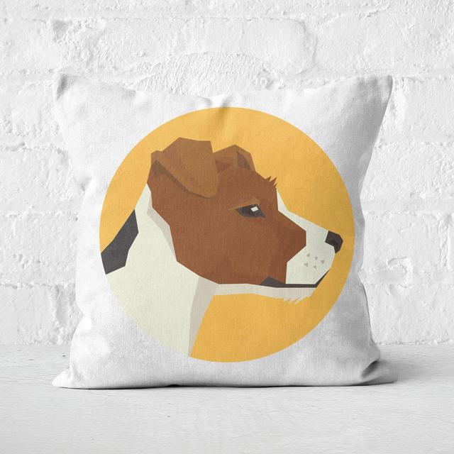 Jack Russell Square Cushion - 40x40cm - Soft Touch on Productcaster.