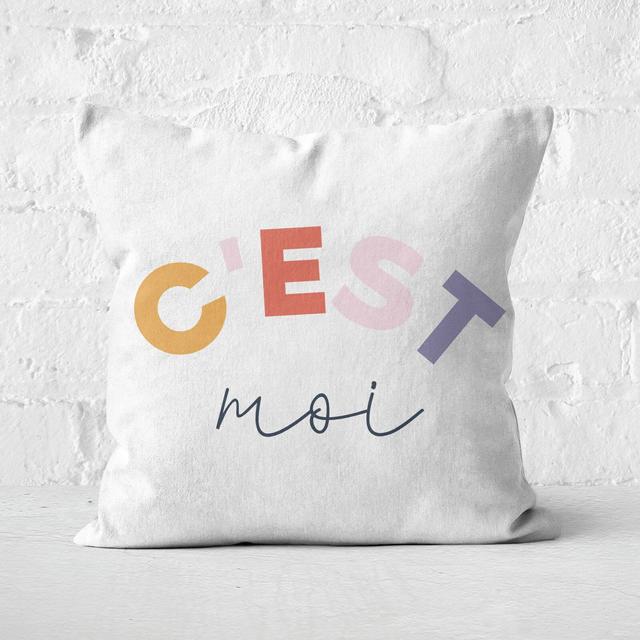 C'est Moi Square Cushion - 40x40cm - Soft Touch on Productcaster.