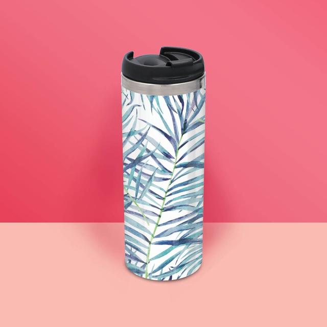 Botanical Pattern Stainless Steel Travel Mug on Productcaster.