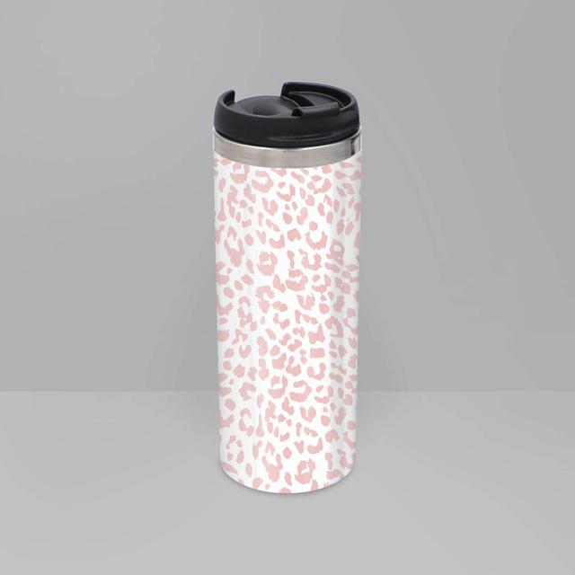 Small Cheetah Stainless Steel Travel Mug on Productcaster.