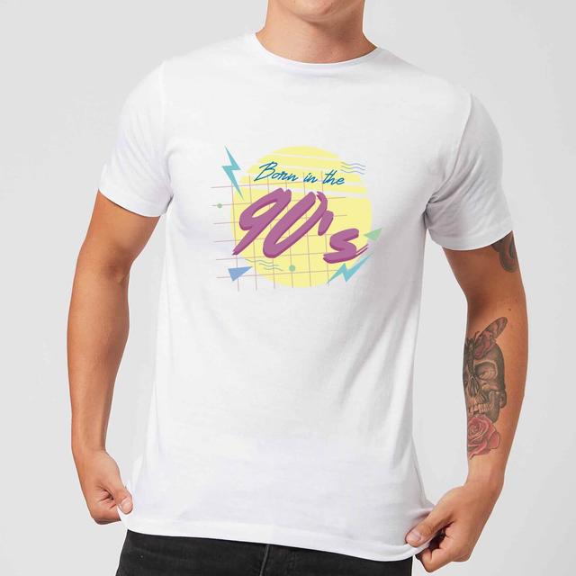 Born In The 90's Men's T-Shirt - White - M - White on Productcaster.