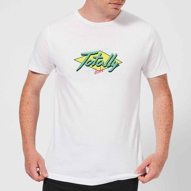 Totally Dude Men's T-Shirt - White - L - Weiß on Productcaster.