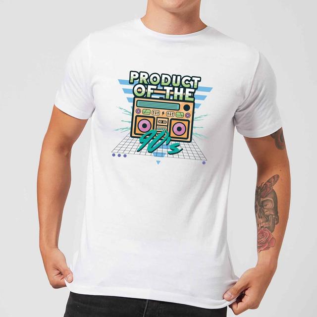 Product Of The 90's Boom Box Men's T-Shirt - White - XL - Weiß on Productcaster.