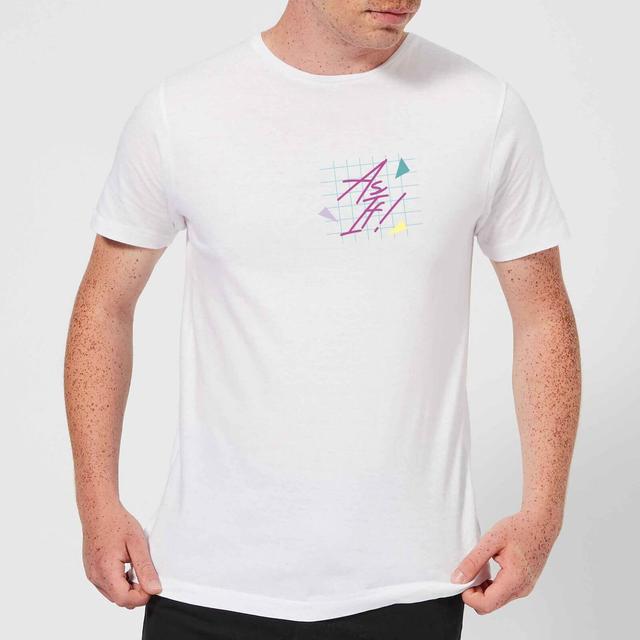 As If! Pocket Print Men's T-Shirt - White - XXL - Weiß on Productcaster.