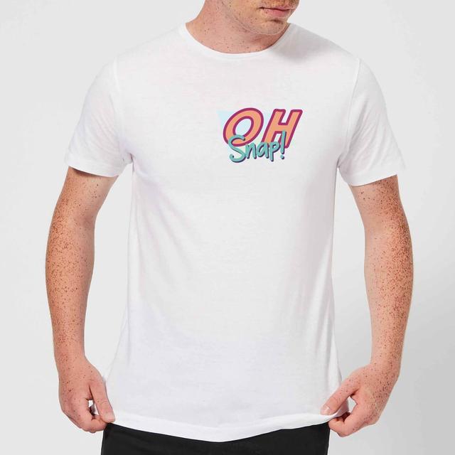 Oh Snap! Pocket Print Men's T-Shirt - White - XL on Productcaster.