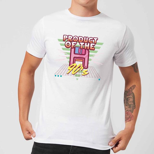 Product Of The 90's Floppy Disc Men's T-Shirt - White - 5XL - Weiß on Productcaster.