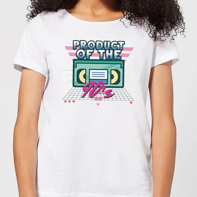 Product Of The 90's VHS Tape Women's T-Shirt - White - XXL - Weiß on Productcaster.