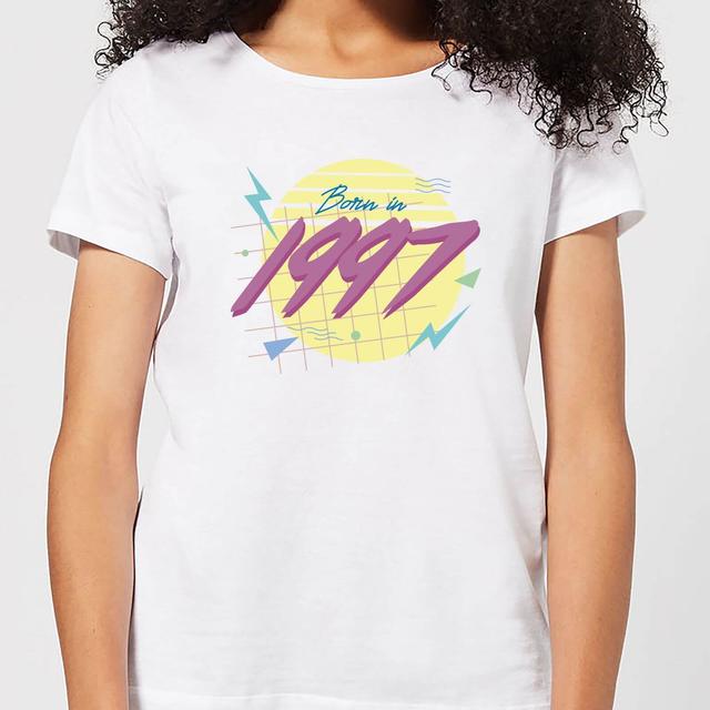 Born In 1997 Women's T-Shirt - White - L - White on Productcaster.