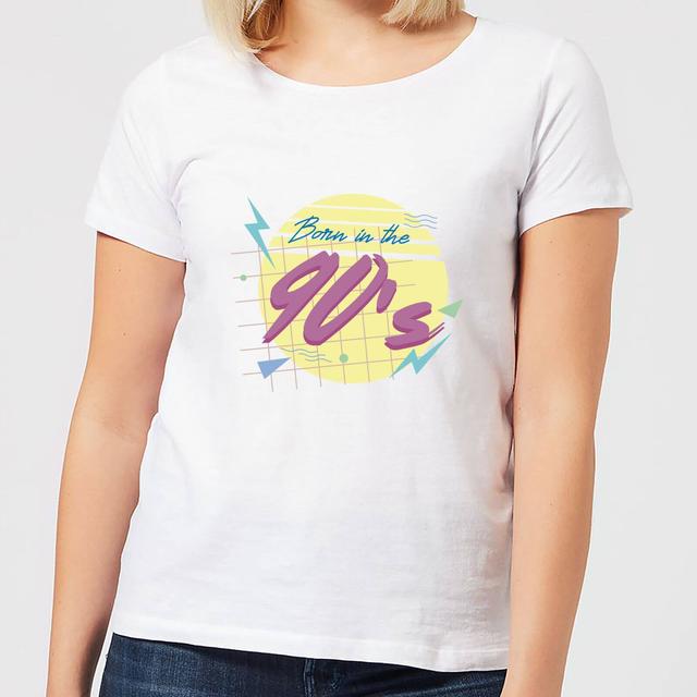 Born In The 90's Women's T-Shirt - White - S - White on Productcaster.