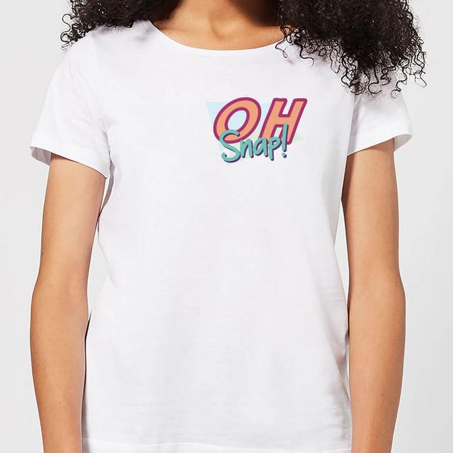 Oh Snap! Pocket Print Women's T-Shirt - White - M - Weiß on Productcaster.