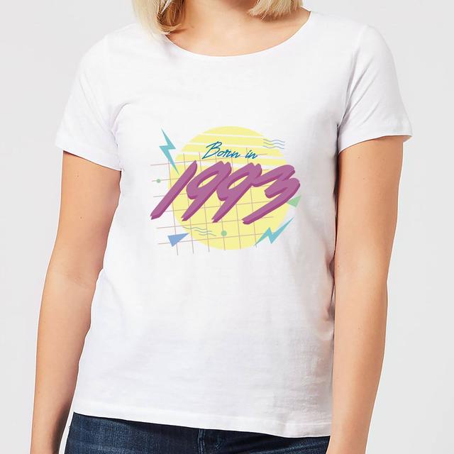 Born In 1993 Women's T-Shirt - White - M - Weiß on Productcaster.