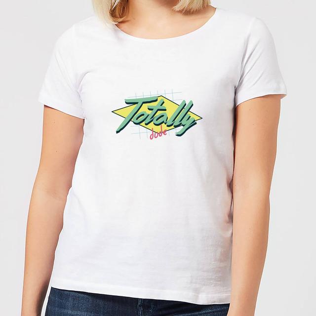 Totally Dude Women's T-Shirt - White - M - White on Productcaster.