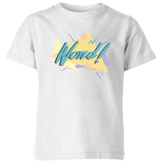 Word! Kids' T-Shirt - White - 3-4 Jahre - Weiß on Productcaster.