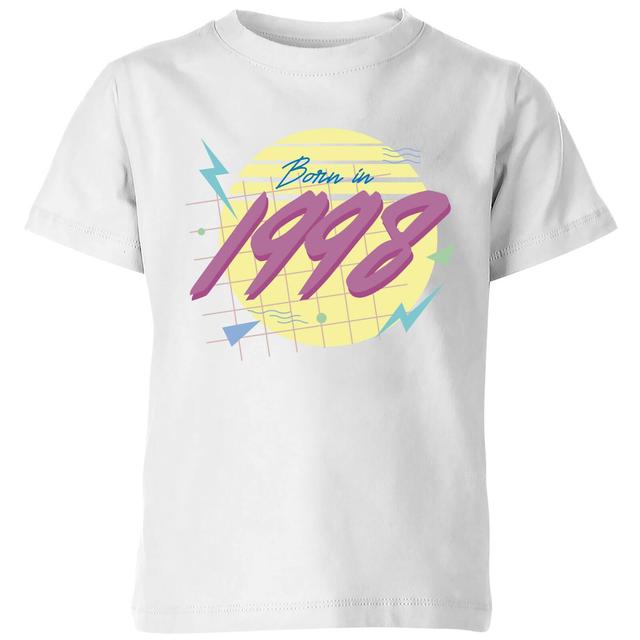 Born In 1998 Kids' T-Shirt - White - 11-12 Jahre - Weiß on Productcaster.