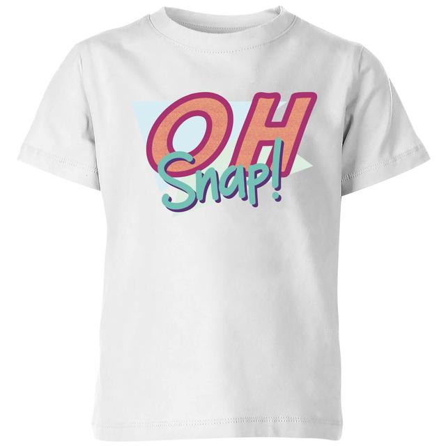 Oh Snap! Kids' T-Shirt - White - 11-12 Jahre - Weiß on Productcaster.