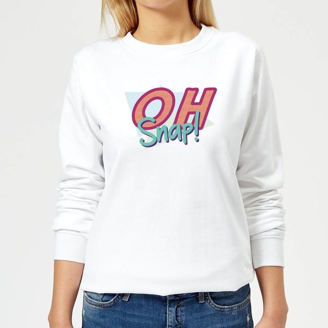 Oh Snap! Women's Sweatshirt - White - L - White on Productcaster.