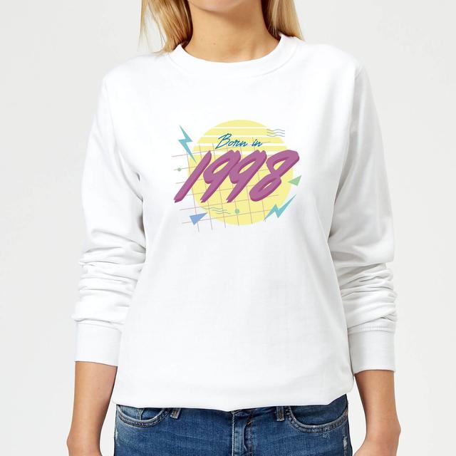 Born In 1998 Women's Sweatshirt - White - XS - White on Productcaster.