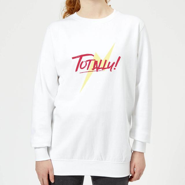 Lightning Bolt Totally! Women's Sweatshirt - White - XS - Weiß on Productcaster.