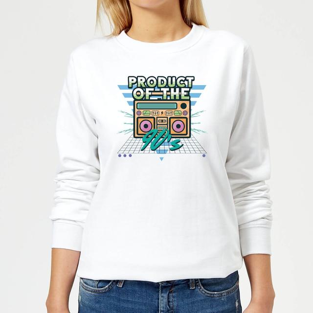 Product Of The 90's Boom Box Women's Sweatshirt - White - XXL - Weiß on Productcaster.