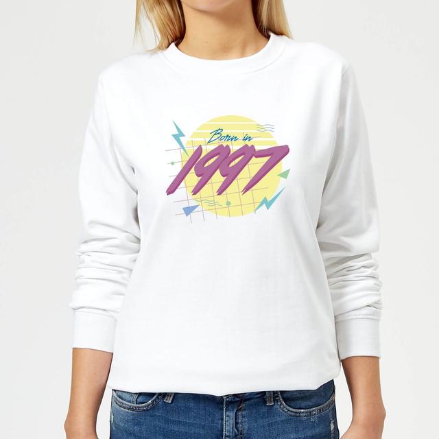 Born In 1997 Women's Sweatshirt - White - XS - Weiß on Productcaster.