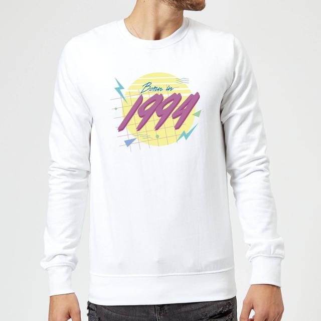 Born In 1994 Sweatshirt - White - XXL - Weiß on Productcaster.