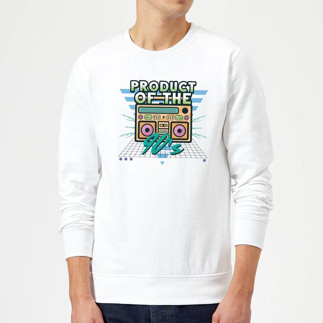 Product Of The 90's Boom Box Sweatshirt - White - L - White on Productcaster.