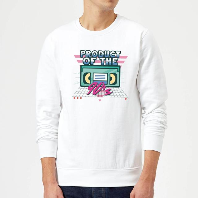 Product Of The 90's VHS Tape Sweatshirt - White - M on Productcaster.