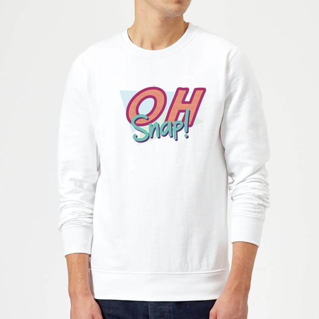 Oh Snap! Sweatshirt - White - M - Weiß on Productcaster.