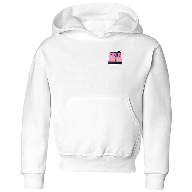 Small Polaroid Kids' Hoodie - White - 9-10 Jahre - Weiß on Productcaster.