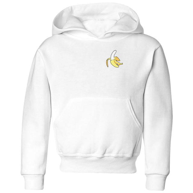 Small Banana Kids' Hoodie - White - 5-6 Jahre - Weiß on Productcaster.