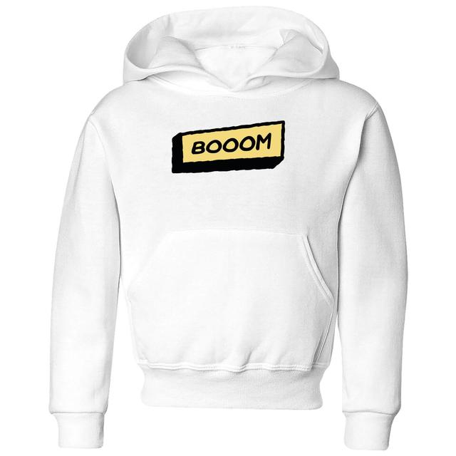 Booom Kids' Hoodie - White - 3-4 Jahre - Weiß on Productcaster.