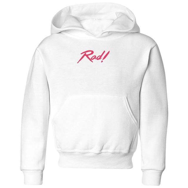 Rad! Kids' Hoodie - White - 9-10 Years - White on Productcaster.