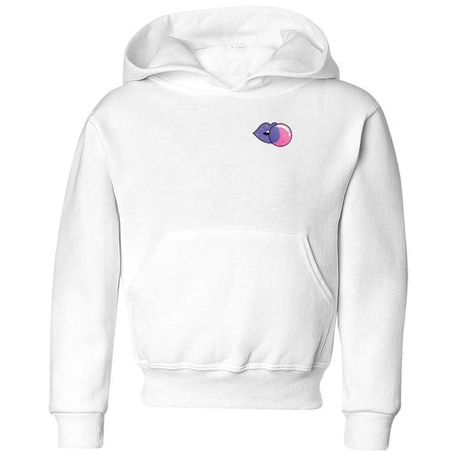 Small Bubblegum Kids' Hoodie - White - 7-8 Jahre - Weiß on Productcaster.