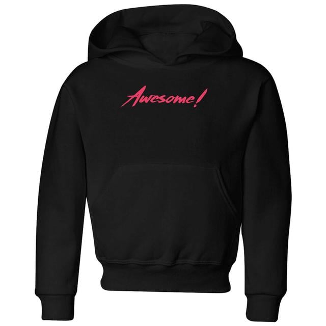 Awesome! Kids' Hoodie - Black - 9-10 Jahre on Productcaster.