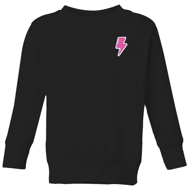 Small Lightning Bolt Kids' Sweatshirt - Black - 5-6 Jahre - Schwarz on Productcaster.