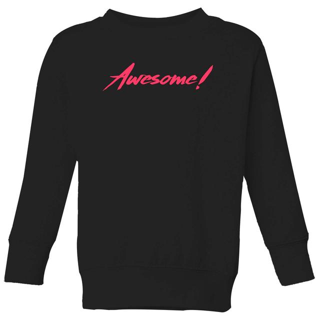 Awesome! Kids' Sweatshirt - Black - 5-6 Jahre - Schwarz on Productcaster.