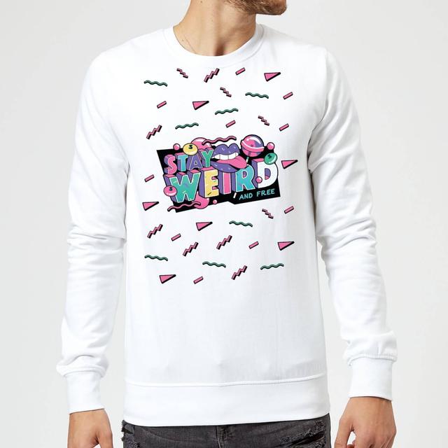 Stay Weird Sweatshirt - White - L on Productcaster.