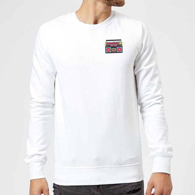 Small Boombox Sweatshirt - White - M - Weiß on Productcaster.