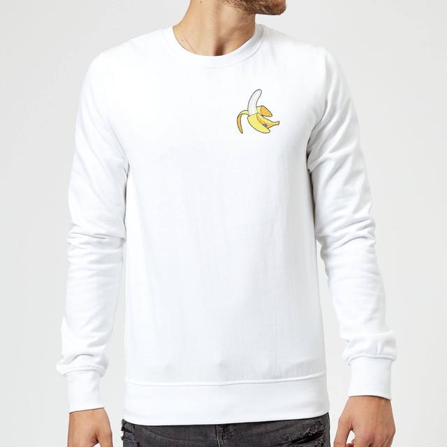 Small Banana Sweatshirt - White - XXL - Weiß on Productcaster.