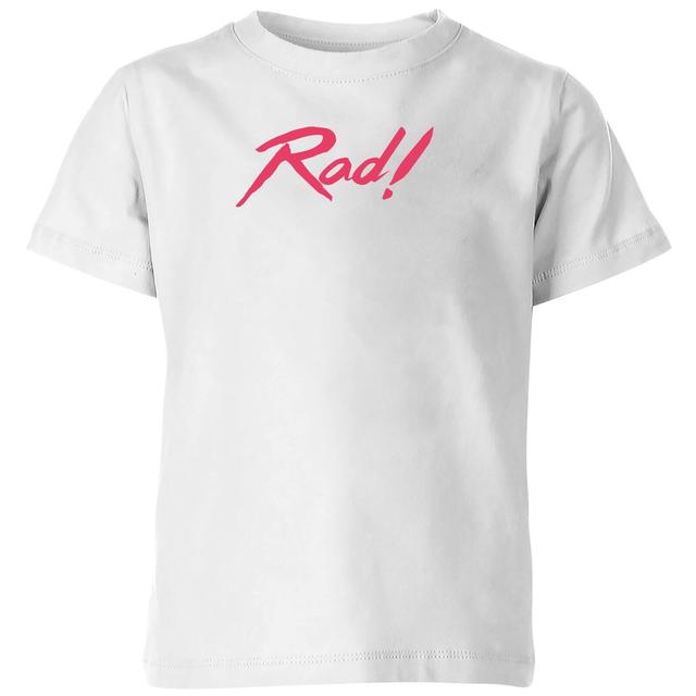 Rad! Kids' T-Shirt - White - 5-6 Jahre - Weiß on Productcaster.