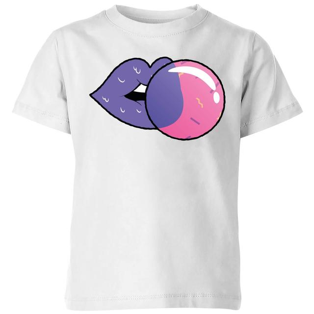 Bubblegum Kids' T-Shirt - White - 11-12 Jahre - Weiß on Productcaster.