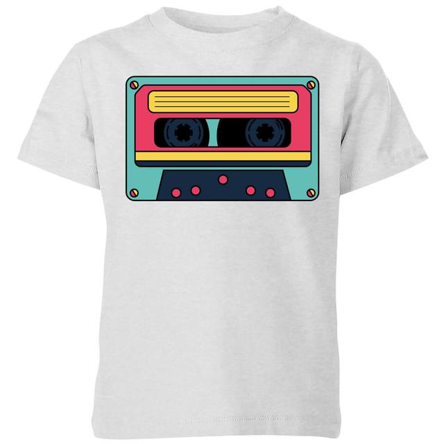 Cassette Tape Kids' T-Shirt - Grey - 9-10 Years - Grey on Productcaster.