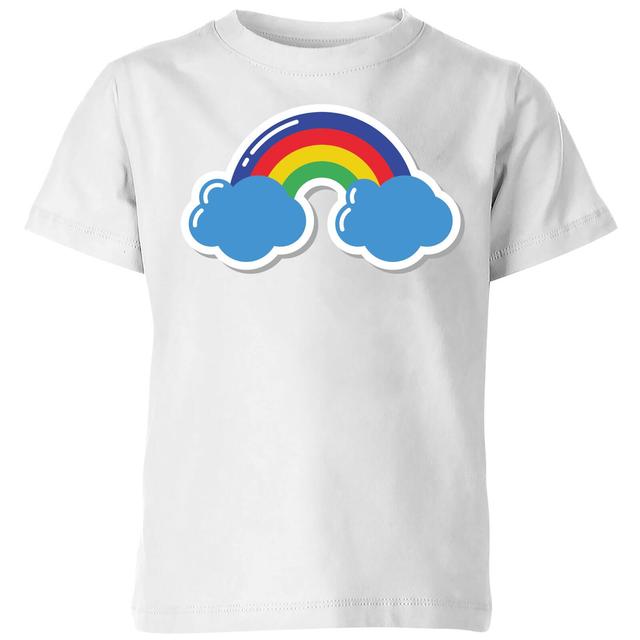 Rainbow Kids' T-Shirt - White - 7-8 Years - White on Productcaster.