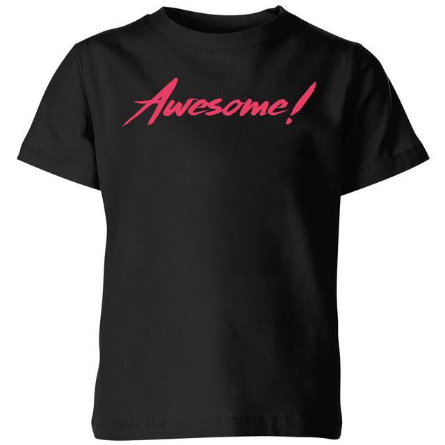 Awesome! Kids' T-Shirt - Black - 3-4 Jahre - Schwarz on Productcaster.