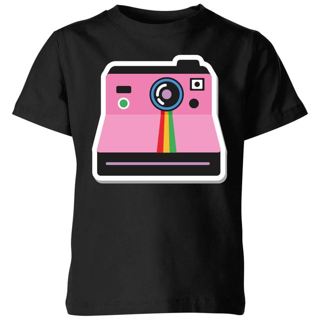 Polaroid Kids' T-Shirt - Black - 9-10 Jahre - Schwarz on Productcaster.