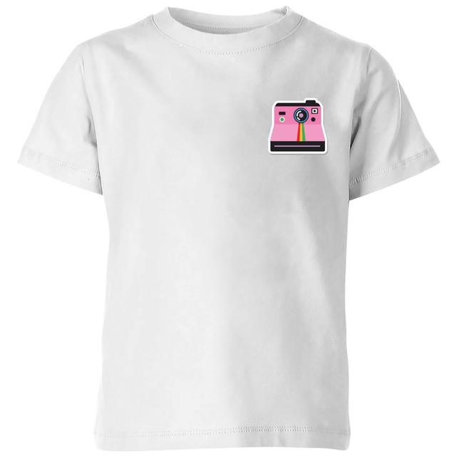 Small Polaroid Kids' T-Shirt - White - 7-8 Jahre - Weiß on Productcaster.